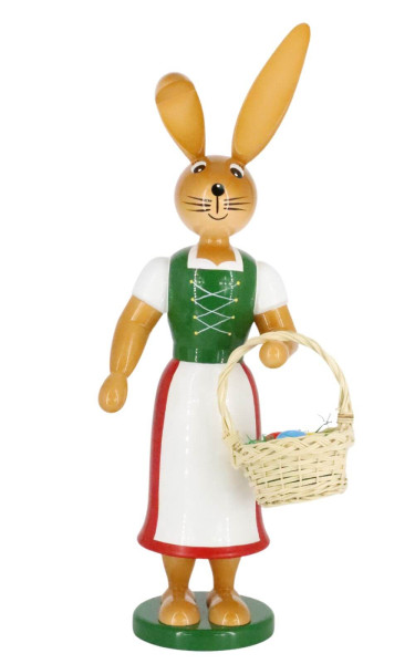 Easter bunny - bunny with long skirt, 55 cm by Holzkunst Gahlenz_1