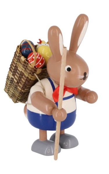 Easter bunny with carrying basket, 11 cm by KWO_1