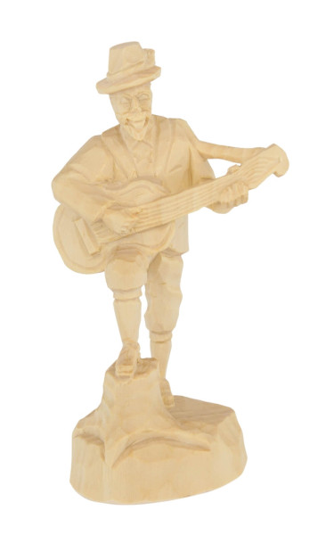 Anton Günther, carved, natural finish, 12 cm / 4,7 inches, by Schnitzkunst from the Ore Mountains1