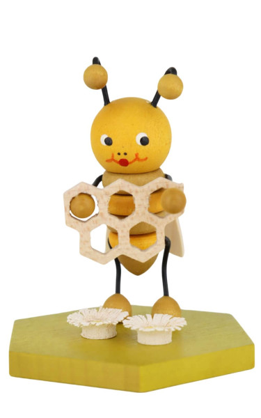 Biene mit Honigwabe, 8 cm von Volker Zenker_1
