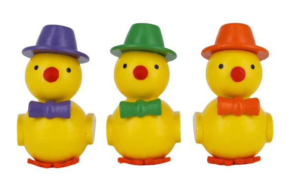 Miniature Chick with hat, Set of 3 by SEIFFEN.COM_1