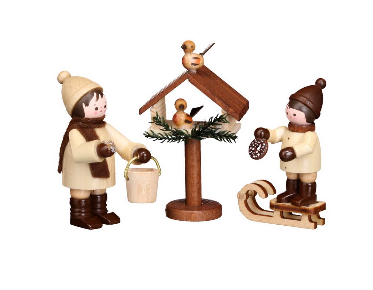 Holzfigur Romy Thiel Weihnachtsmarktbude Volkskunst Neuware Original Erzgebirge 