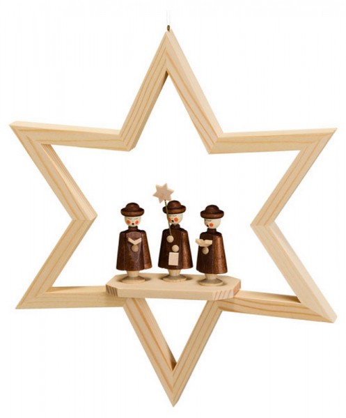 Fensterschmuck Stern mit Kurrende, 23 cm von Robbi Weber