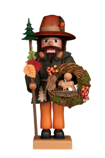 Nutcracker Forest man with wreath, 47 cm by Christian Ulbricht