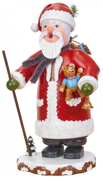 German Incense Smoker Santa Claus, 20 cm, Hubrig Volkskunst GmbH Zschorlau/ Erzgebirge