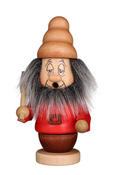 Smoking man mini gnome Schlafmütz, 15 cm by Christian Ulbricht