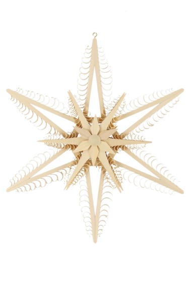 Window decoration wooden star, 33 cm by Martina Rudolph