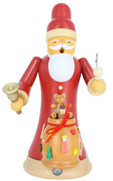 Smoking man Santa Claus with presents by Müller Kleinkunst_1
