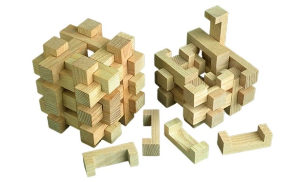 Logic game Indian cube by Gunter Flath