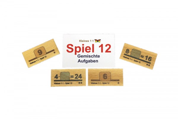 Kleines 1 x 1 Rechenspiel von Ebert GmbH mit 24 Einzelspielen_Bild1