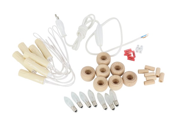 Electric kit for 7-piece candle arch with grommet and connecting sleeve by SEIFFEN.COM_1