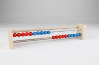 Vorschau: Abacus Schülerrechenrahmen 20 Kugeln aus Holz, 29 x 6 cm, Spielalter ab 3 Jahre, Erzgebirgische Holzspielwaren Ebert GmbH Olbernhau/ Erzgebirge