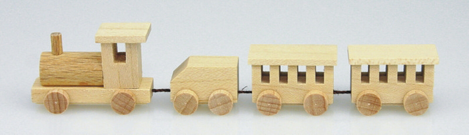 Sandbahn mit Anhänger 40cm NEU Erzgebirge Spielzeug Holzbahn Eisenbahn Zug Holz