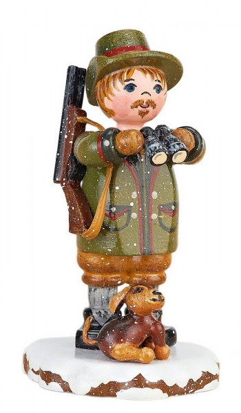 German Figurine - Winter Kid forest official, 7 cm, Hubrig Volkskunst GmbH Zschorlau/ Erzgebirge