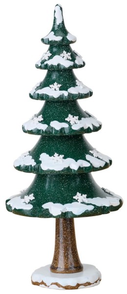 Winterkind Winterbaum mit Schneekristall von Hubrig Volkskunst