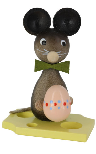 Mäusekind mit Ei, 7 cm von Volker Zenker