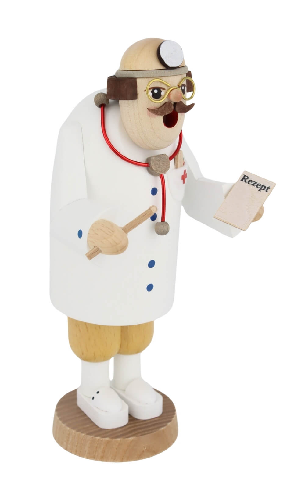 Smoking Man Doctor, 18 cm / 7 inch by Richard Glässer_2