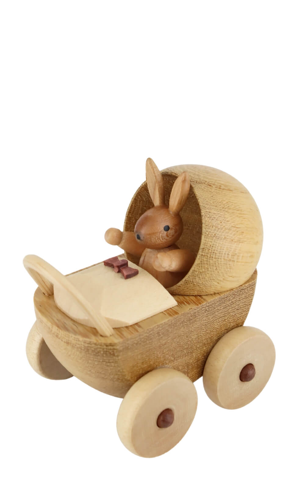 Osterhase - Mutter mit Kinderwagen, 11 cm, farbig von Müller Kleinkunst_2