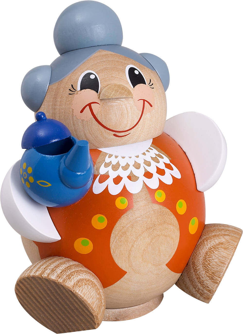 Ball smoker Grandma Funny from Seiffener Volkskunst eG