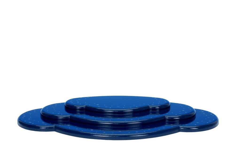 Cloud for Christmas angel, blue, 3 - tiered by Christian Ulbricht