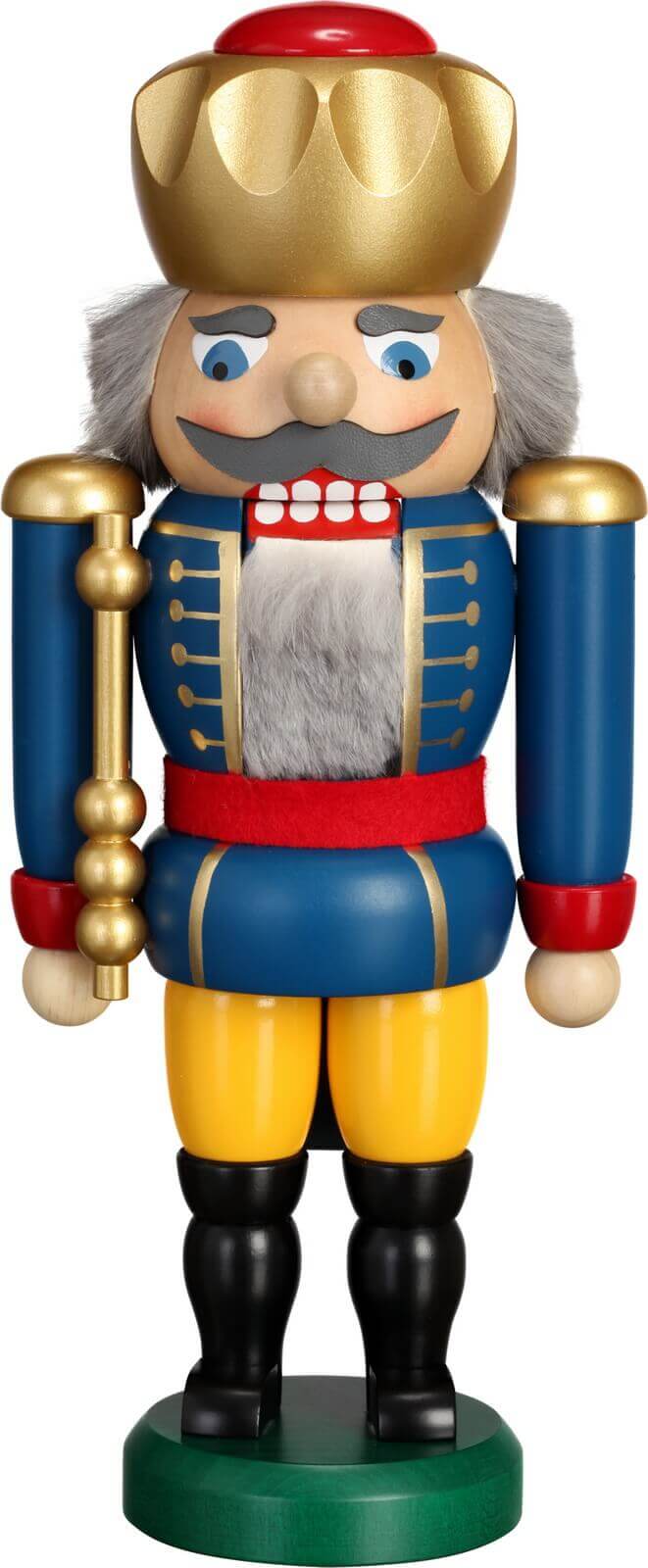 Nutcracker King blue by Seiffener Volkskunst eG