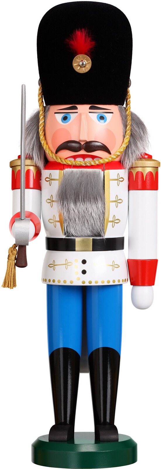 Nutcracker Dane, colored, 38 cm by Seiffener Volkskunst