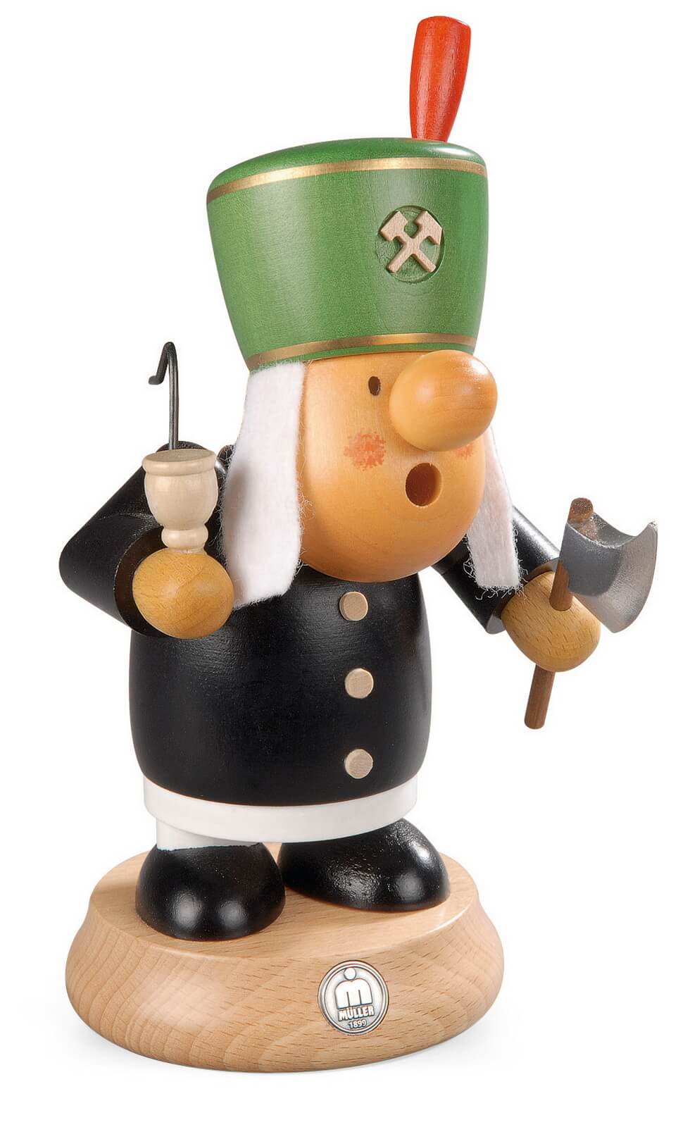 Smoking man Müllerchen® Miner by Müller Kleinkunst