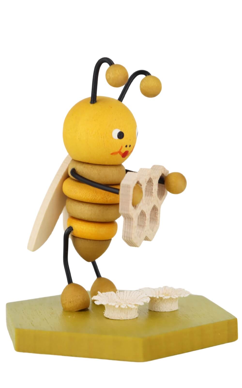 Biene mit Honigwabe, 8 cm von Volker Zenker_3