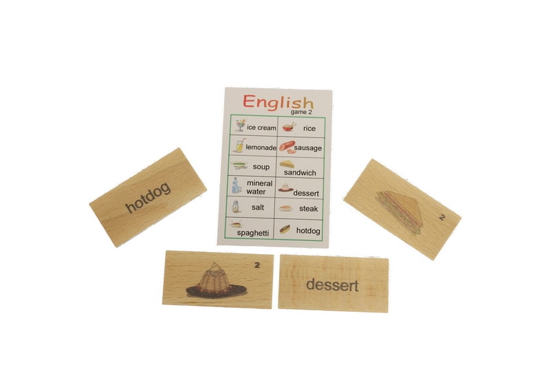 Englischspiel mit 24 Einzelspielen, Holzspielwaren Ebert GmbH Olbernhau/ Erzgebirge
