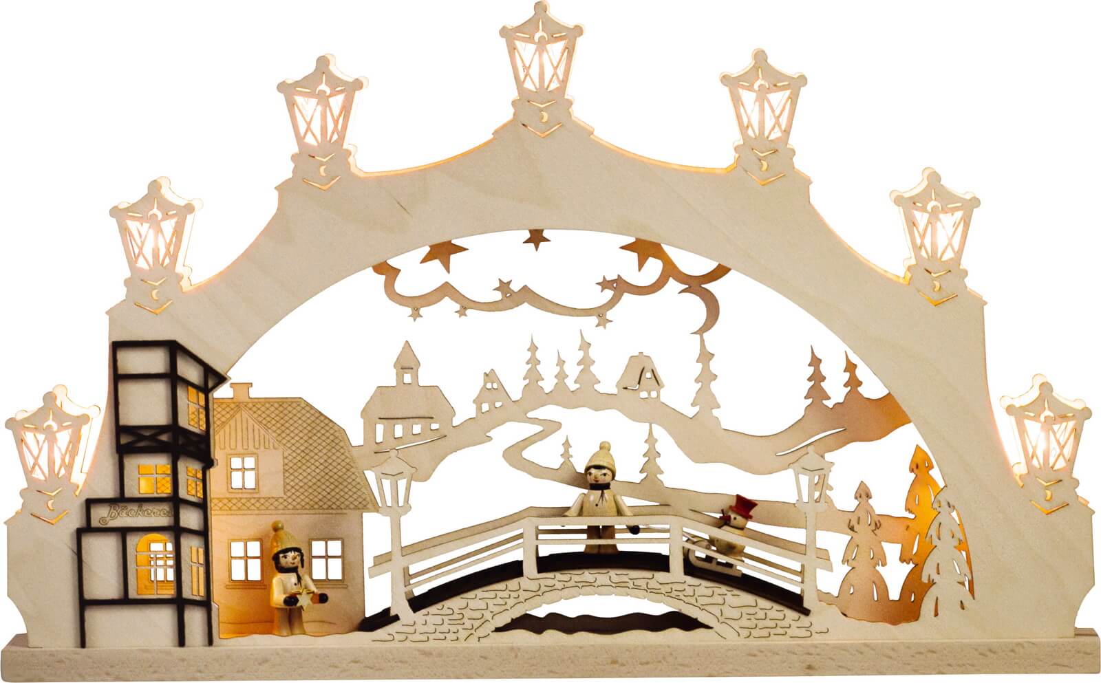 LED Candle Arch Winter Child Erzgebirge from Weigla_pic1