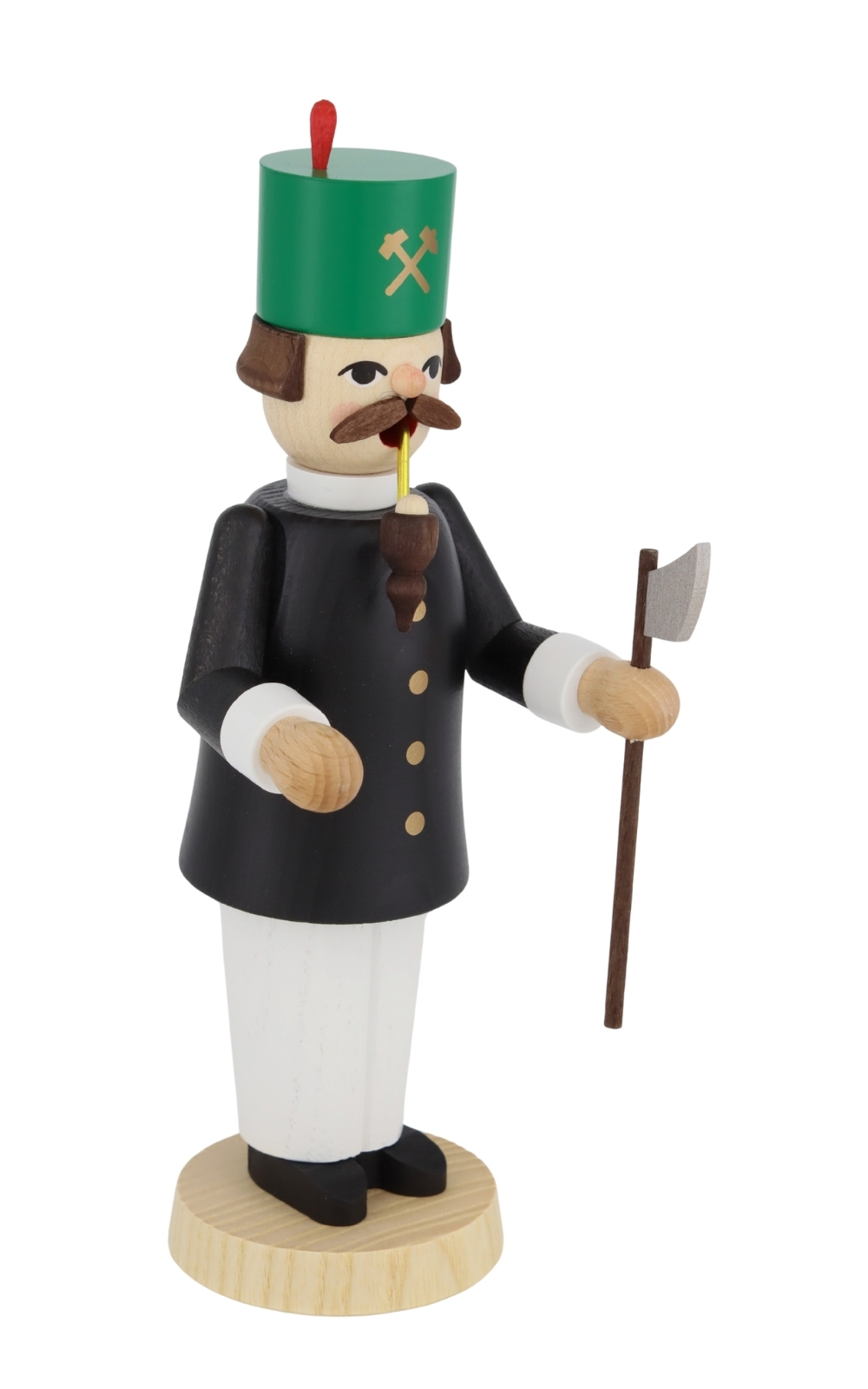Smoking Man Miner, 21 cm / 8,3 inch by Richard Glässer_3