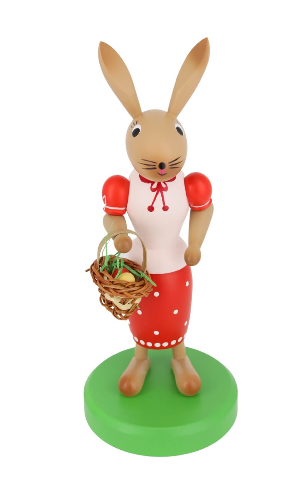 Easter Bunny - Bunny with egg basket, 28 cm by SEIFFEN.COM