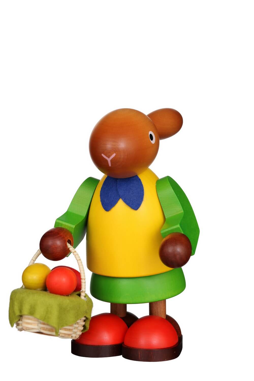 Osterhase - Hasenfrau mit Eierkorb, 17 cm von Christian Ulbricht