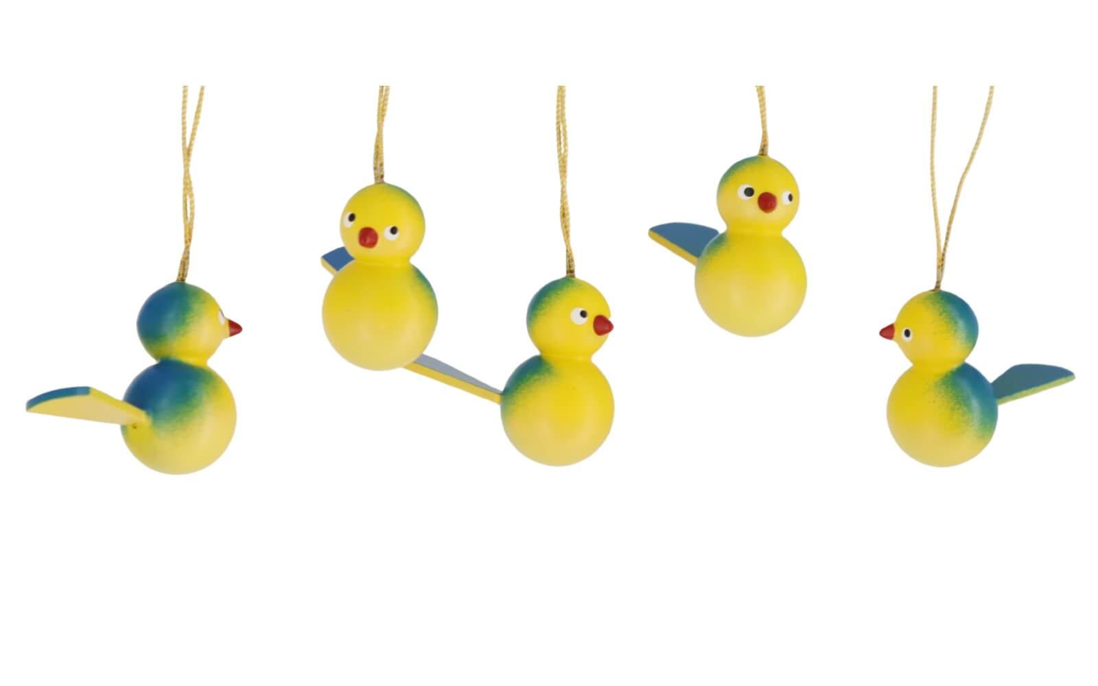 German Spring Figurin Bird, colored_1