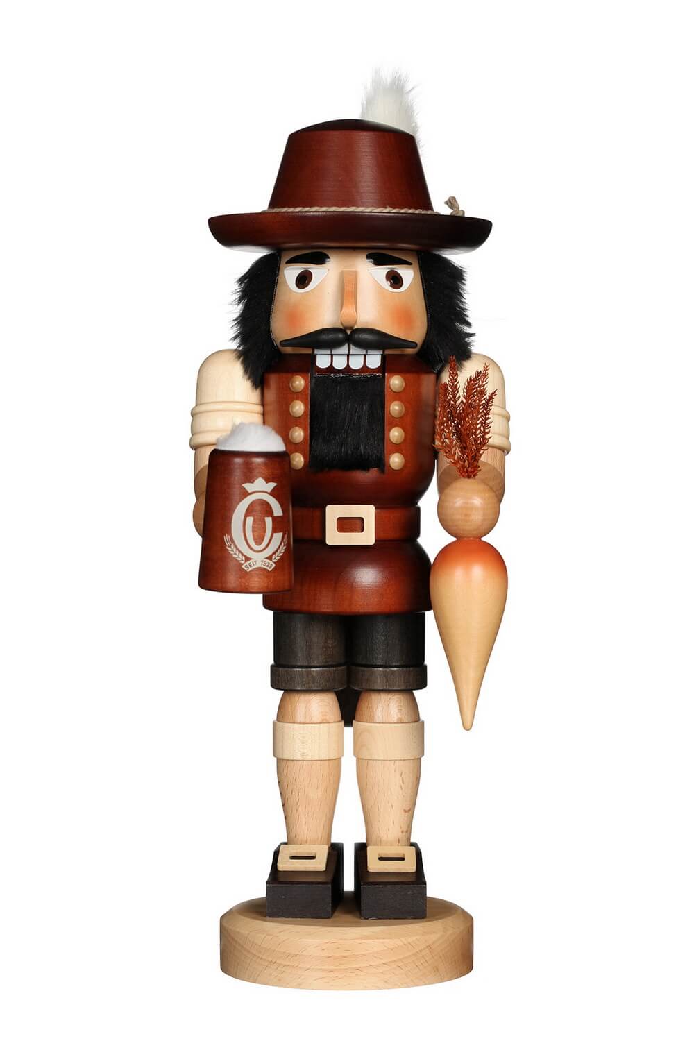 Nutcracker Bayer, 38 cm, natural by Christian Ulbricht
