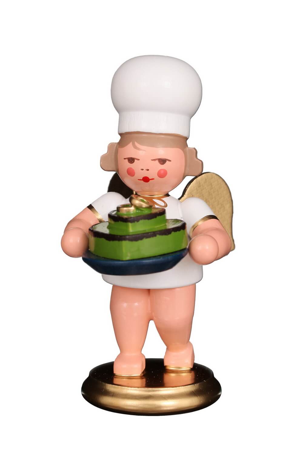 Christmas angel - baker's angel with heart-shaped cake by Christian Ulbricht
