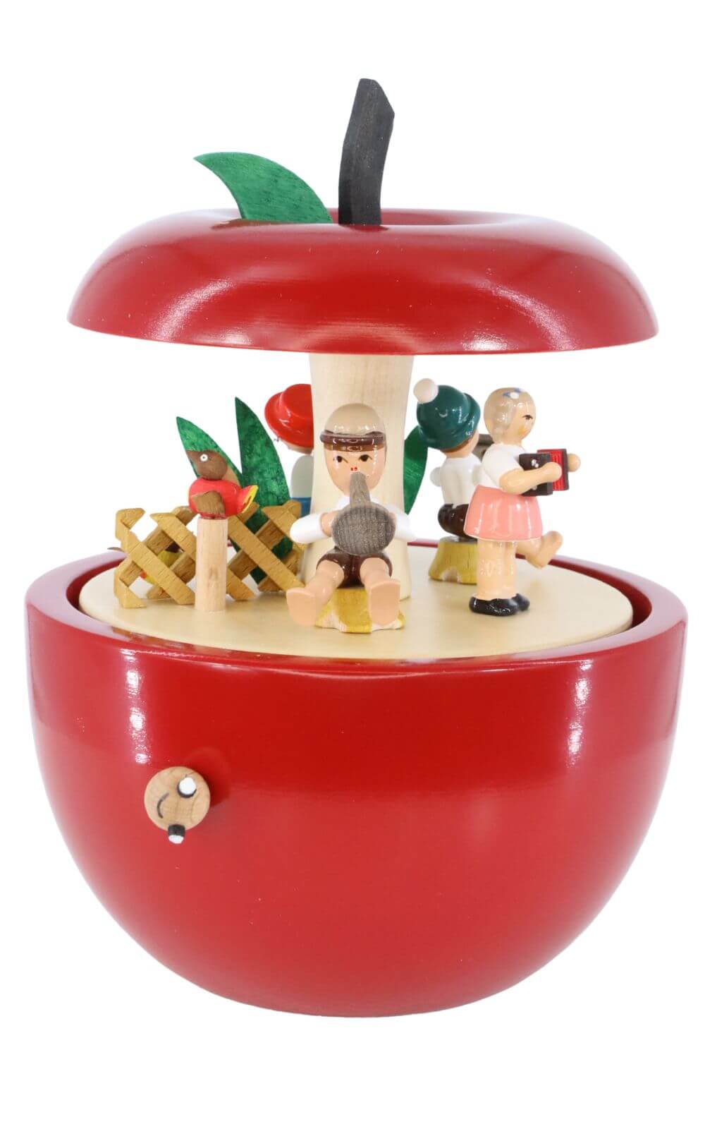 Spieluhr Apfel Kinderkonzert, 14 cm von Richard Glässer GmbH_Bild2