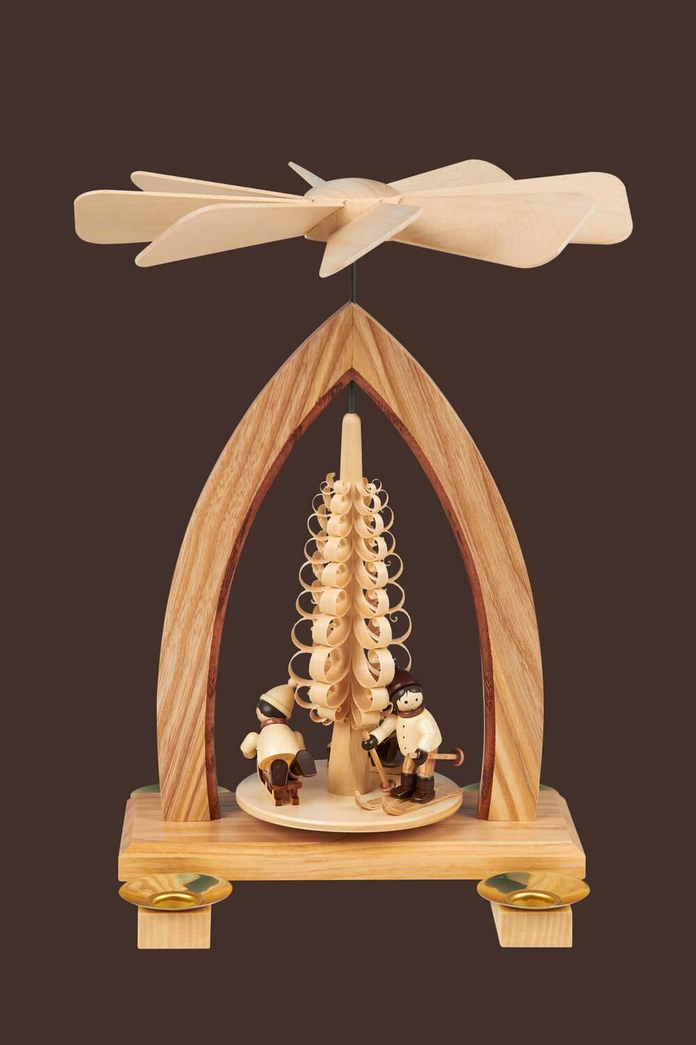 Christmas pyramid with winter children, 26 cm by Heinz Lorenz_1