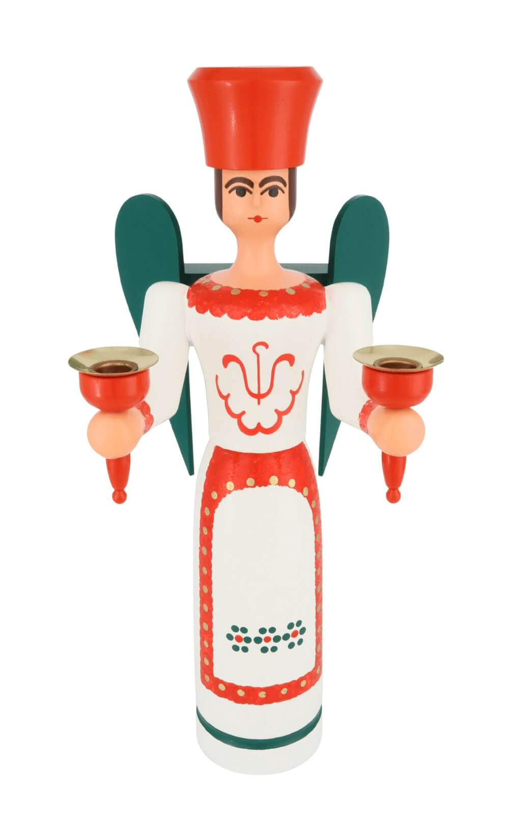 Christmas angel for wax candles, 38 cm / 15 inch, colored, from SEIFFEN.COM_1