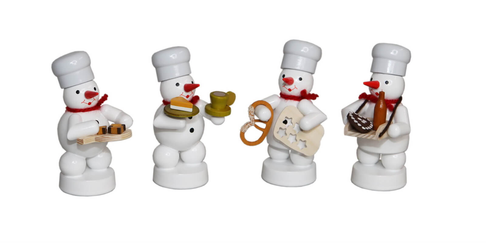 Snowman quartet Christmas baking IV, colored by Ralf Zenker
