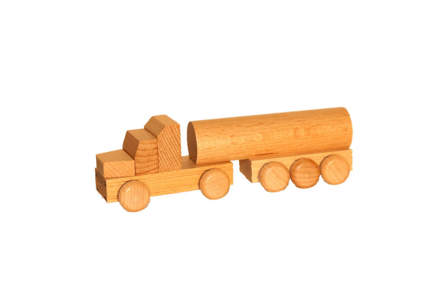 Wooden car US Truck Tanker, natural by Ebert GmbH