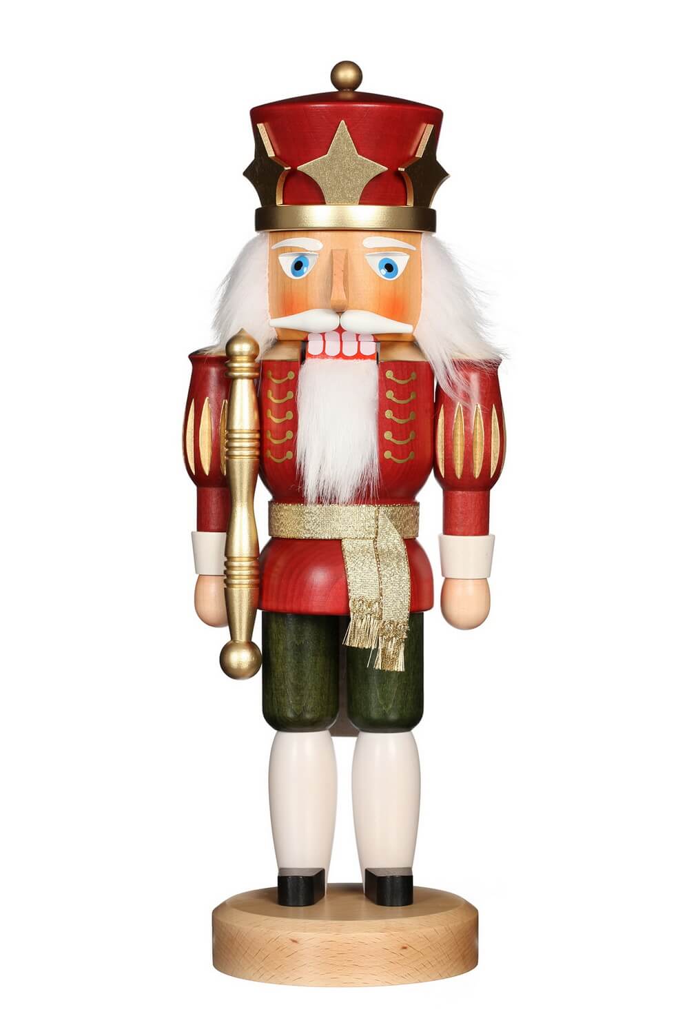 Nutcracker King, 38 cm, colored by Christian Ulbricht