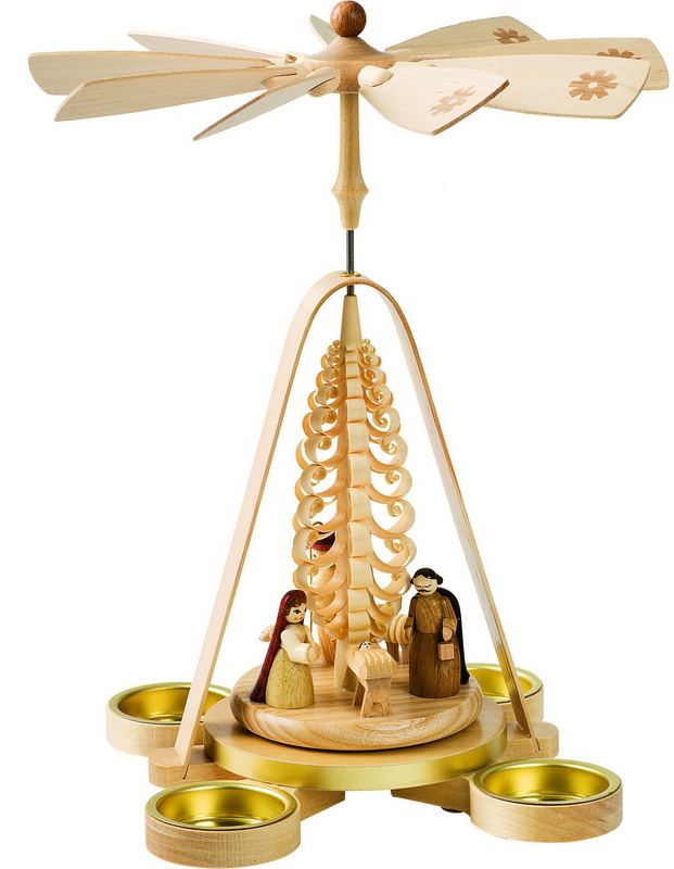 Christmas pyramid with Christ's birth, 28 cm by Richard Glässer_picture1