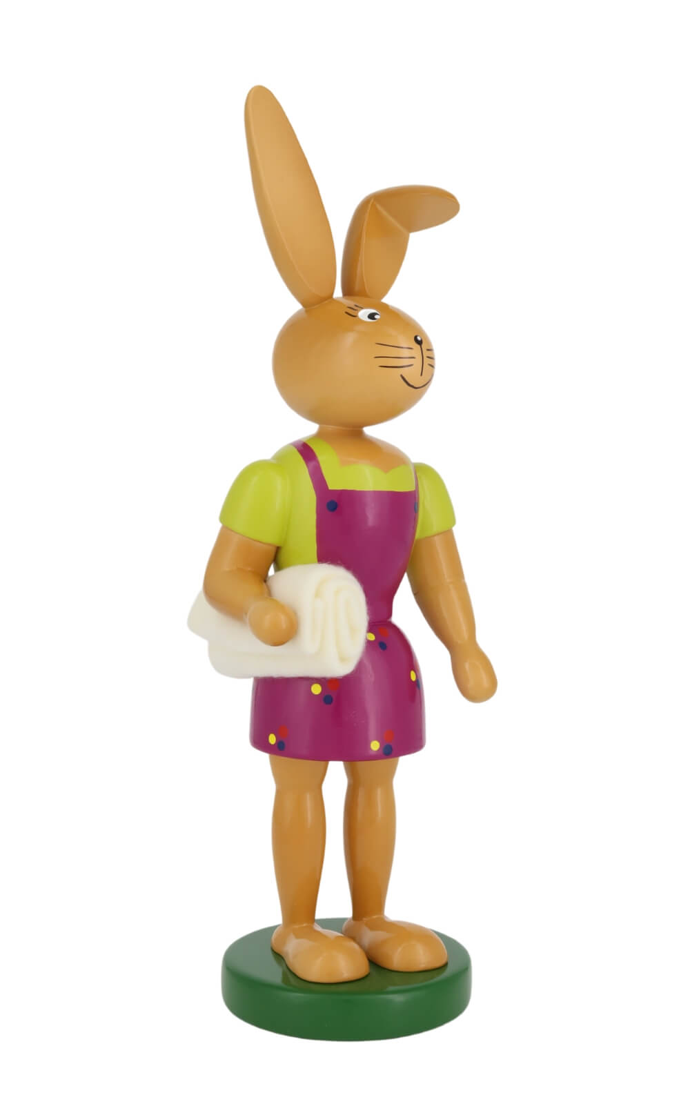 Easter bunny - bunny with picnic blanket, 25 cm by Holzkunst Gahlenz