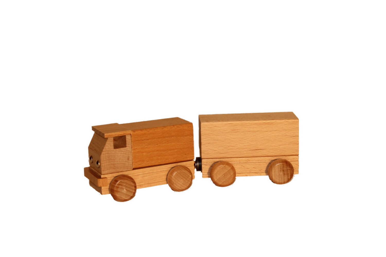 Holzspielzeug Lastzug, natur, 15 cm von Ebert GmbH