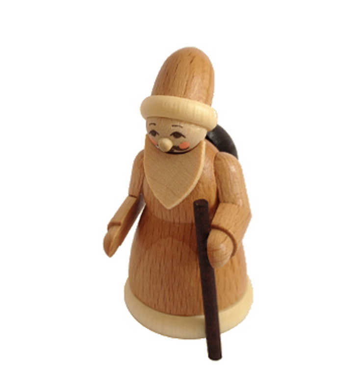 Miniature Santa Claus, 6 cm, natural by toy maker Günther