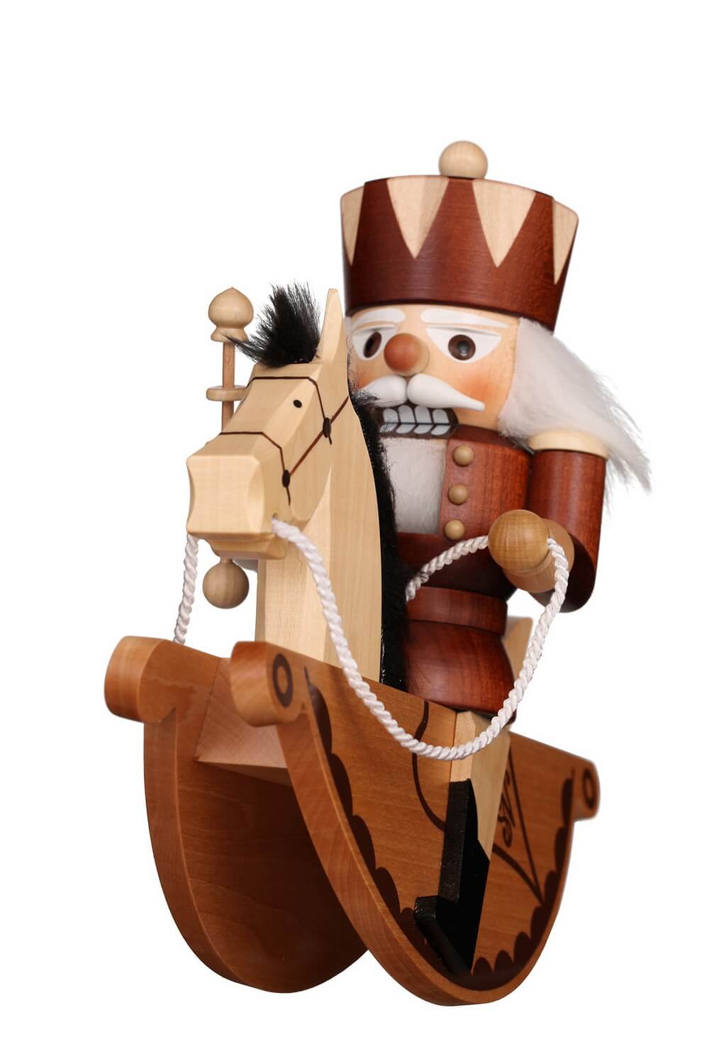 Nutcracker little rider king natural, 23 cm by Christian Ulbricht