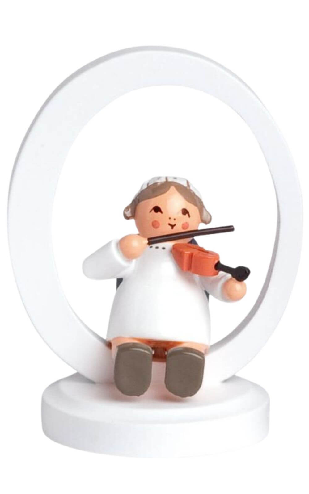 Miniature Christmas angel with the letter O, 7 cm by KWO