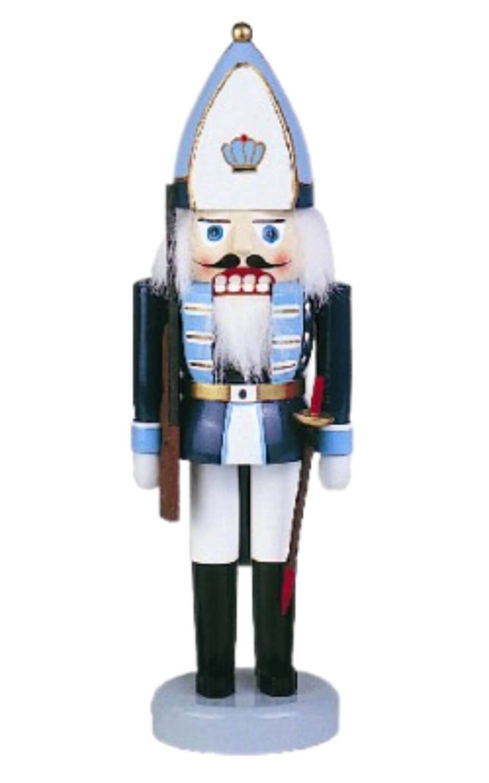 Nussknacker Preussischer Grenadier, 30 cm von Holzkunst Gahlenz