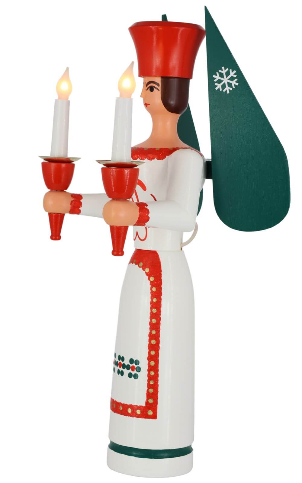 Christmas angel, colorful, electrically illuminated, 50 cm by SEIFFEN.COM_4